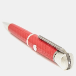 Pre Owned Montblanc Great Characters James Dean Special Edition Resin Silver Tone Ballpoint Pen