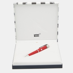 Pre Owned Montblanc Great Characters James Dean Special Edition Resin Silver Tone Ballpoint Pen