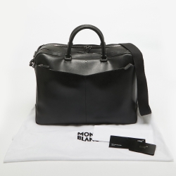 Pre Owned Montblanc Black Leather Large Sartorial Document Case