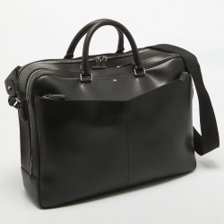 Pre Owned Montblanc Black Leather Large Sartorial Document Case