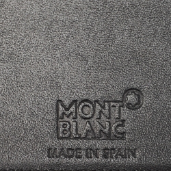Pre Owned Montblanc Black Leather Meisterstück 6CC Money Clip Wallet