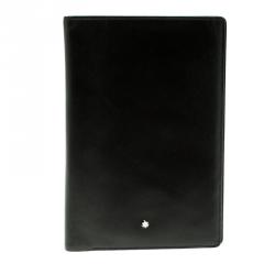 Pre Owned Montblanc Black Leather Wallet Organiser