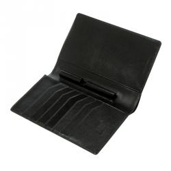 Pre Owned Montblanc Black Leather Wallet Organiser