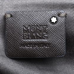 MontBlanc Beige Coated Canvas Messenger Bag