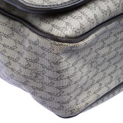 MontBlanc Beige Coated Canvas Messenger Bag