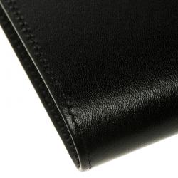 Pre Owned Montblanc Black Leather Meisterstuck Bifold Wallet