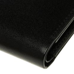 Pre Owned Montblanc Black Leather Meisterstuck Bifold Wallet