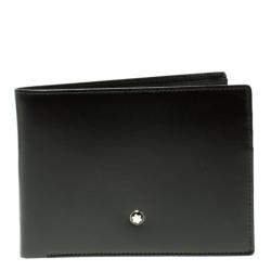 Montblanc Black Leather Miesterstuck Bifold Wallet