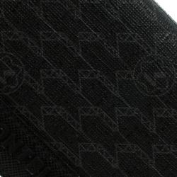 Montblanc Black Canvas and Leather Bifold Wallet