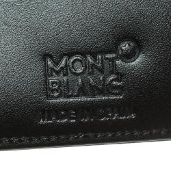 Pre Owned Montblanc Black Leather Miesterstuck Bifold Wallet