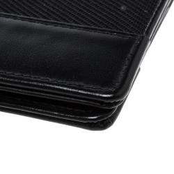 Montblanc Black Nylon Nightflight 4cc Money Clip Wallet