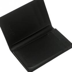 Pre Owned Montblanc Black Leather Meisterstuck Card Holder