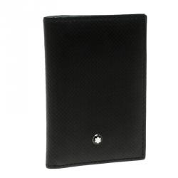 Pre Owned Montblanc Black Leather Meisterstuck Card Holder