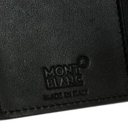Pre Owned Montblanc Black Leather Meisterstuck Card Holder