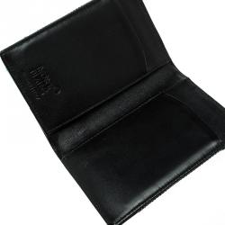 Pre Owned Montblanc Meisterstuck Canvas Business Card Holder