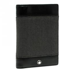 Pre Owned Montblanc Meisterstuck Canvas Business Card Holder