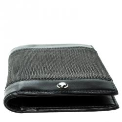 Pre Owned Montblanc Meisterstuck Canvas Business Card Holder