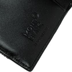Pre Owned Montblanc Meisterstuck Canvas Business Card Holder