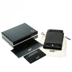 Pre Owned Montblanc Meisterstuck Canvas Business Card Holder