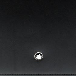 Pre Owned Montblanc Black Leather Meisterstuck Passport Holder
