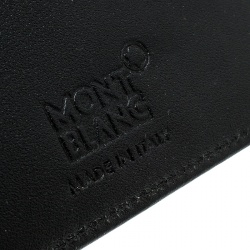 Pre Owned Montblanc Black Leather Meisterstuck Passport Holder