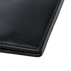 Pre Owned Montblanc Black Leather Meisterstuck Passport Holder