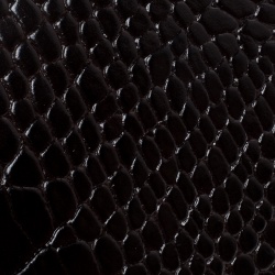 مملوكة مسبقًا Montblanc Dark Brown Croc Embossed Leather Card Holder