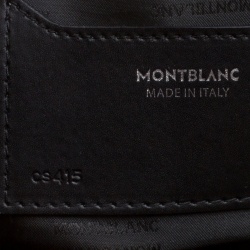 Pre Owned Montblanc Black Leather Small Sartorial Messenger Bag