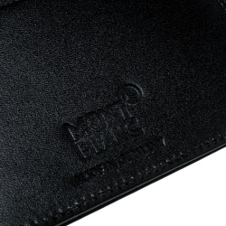 Pre Owned Montblanc Black Leather Medium Meisterstuck Notebook Organizer