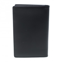 Pre Owned Montblanc Black Leather Meisterstuck 4cc Wallet