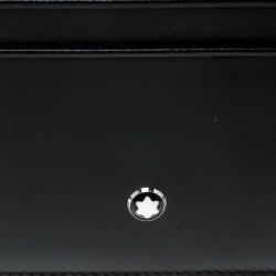 Pre Owned Montblanc Black Leather Meisterstuck Card Holder 6CC