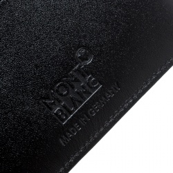 Pre Owned Montblanc Black Leather Meisterstuck Card Holder 6CC