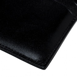 Pre Owned Montblanc Black Leather Meisterstuck Card Holder 6CC