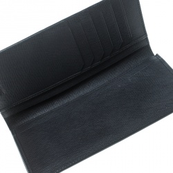 Montblanc Grey Leather Sartorial 6CC Long Wallet