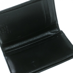 Pre Owned Montblanc Black Leather Business Card Holder
