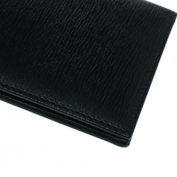 Pre Owned Montblanc Black Leather Westside Business Card Holder