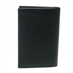 Pre Owned Montblanc Black Leather Westside Business Card Holder