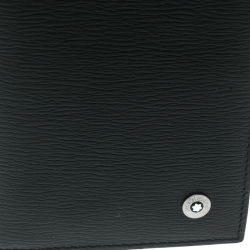Pre Owned Montblanc Black Leather Westside Business Card Holder