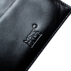 Pre Owned Montblanc Black Leather Meisterstuck Passport Holder