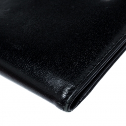 Pre Owned Montblanc Black Leather Meisterstuck Passport Holder