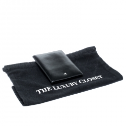 Pre Owned Montblanc Black Leather Meisterstuck Passport Holder