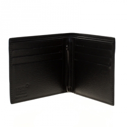 Pre Owned Montblanc Black Leather Bifold Wallet
