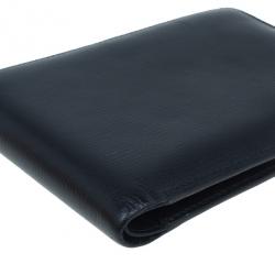 مملوكة مسبقًا محفظة مون بلان ويستسايد مع كليب للنقود جلد سوداء