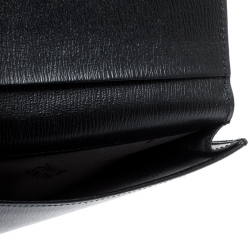 Pre Owned Montblanc Black Leather Westside Business Card Holder