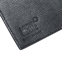 Pre Owned Montblanc Black Leather Westside Business Card Holder