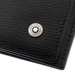 Pre Owned Montblanc Black Leather Westside Business Card Holder
