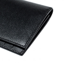 Pre Owned Montblanc Black Leather Westside Business Card Holder