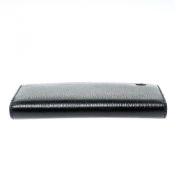Pre Owned Montblanc Black Leather Westside Business Card Holder