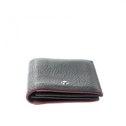 Pre Owned Montblanc Black Leather Business Card Holder