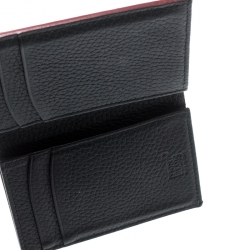 Pre Owned Montblanc Black Leather Business Card Holder